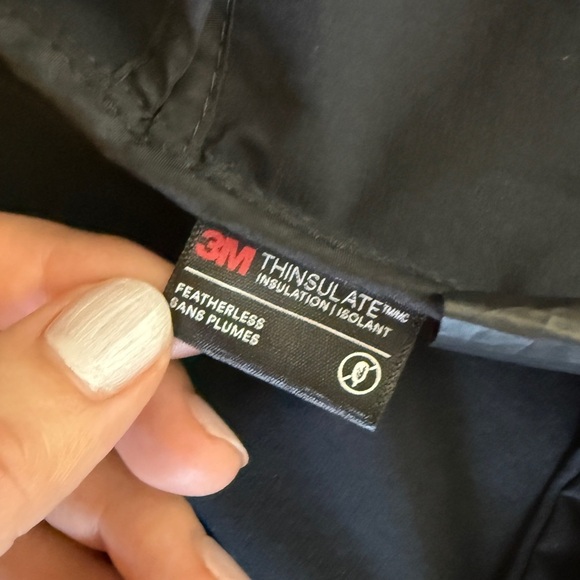 Pajar Cressy Stretch Puffer Black Size L Rain Repellant Thumb Holes Patch Logo - Picture 9 of 12